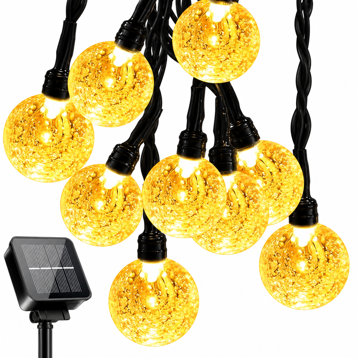 Yogle Solar Light Chain 60 LED 11m
